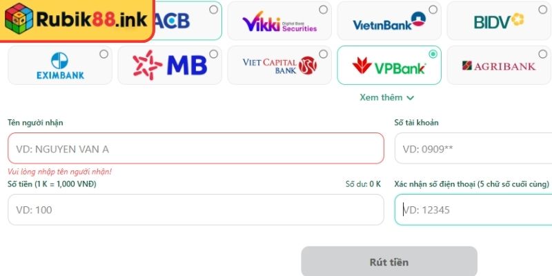 Rút Tiền Rubik88 – Nhận Thưởng Liền Tay Xử Lý Siêu Tốc 3 Một số vấn đề hay gặp khi thực hiệu chuyển vốn