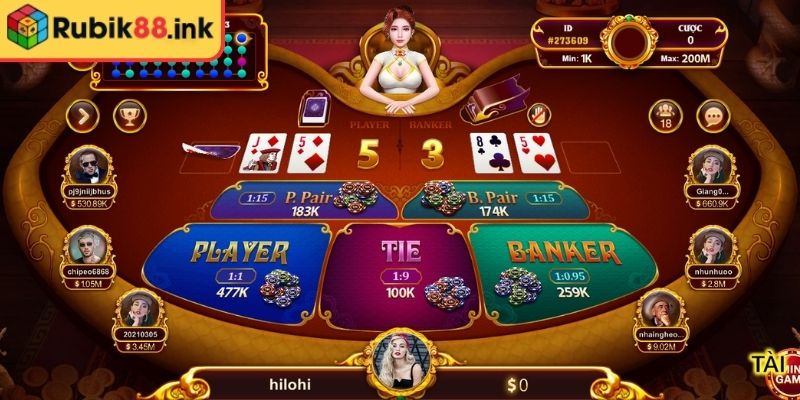 Baccarat Rubik88 Online – Bước Vào Sảnh Cược Sang Trọng 2 Cách tính điểm cụ thể mà newbie nên biết